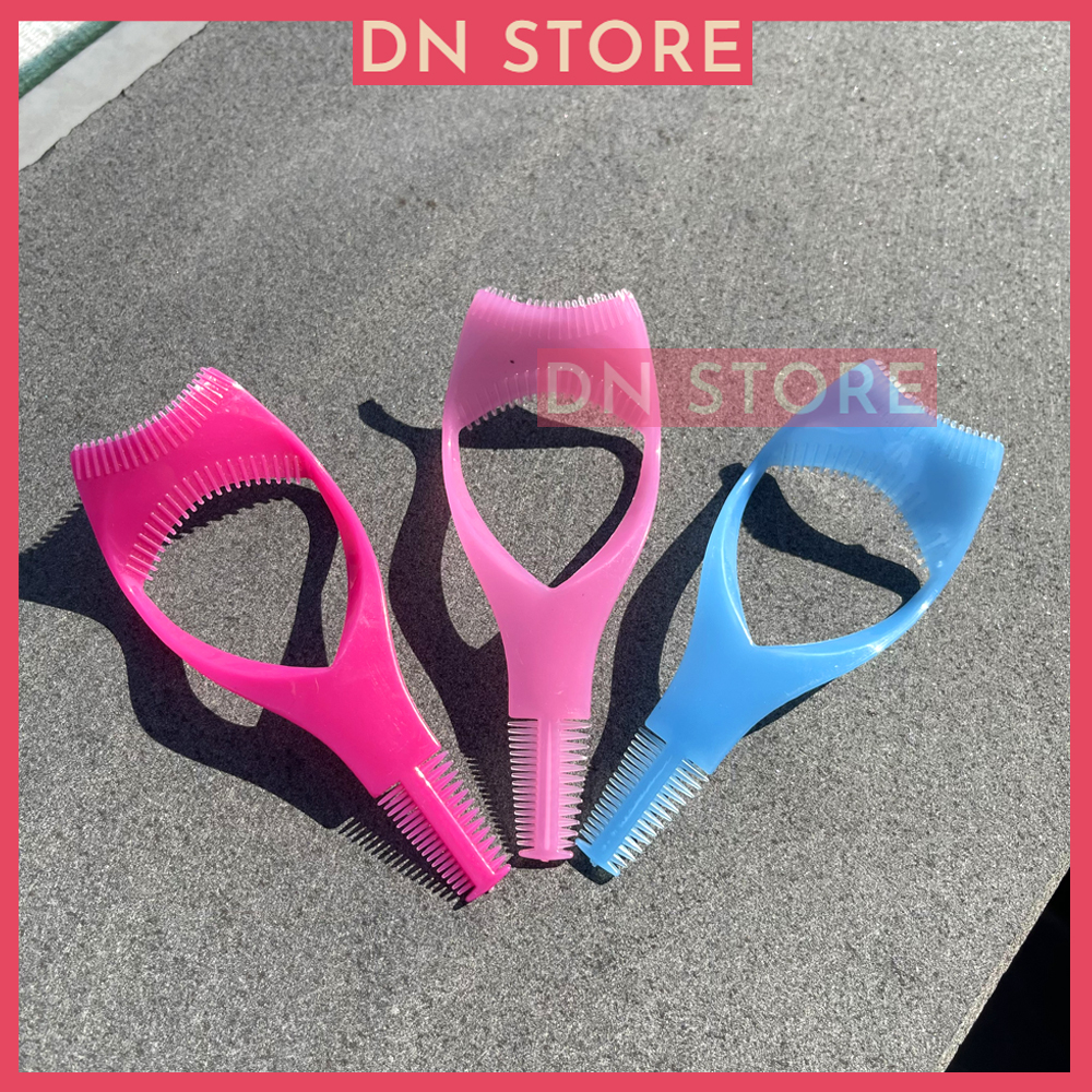 Dụng Cụ Chuốt Mascara Không Lem 3IN1 - Dụng Cụ Chuốt Mi Dụng Cụ Chải Mi Chống Lem, Chuốt Mascara, Lược Chải Mi Đa Năng. Phụ Kiện Hỗ Trợ Trang Điểm Mỹ Phẩm Nội Địa Trung