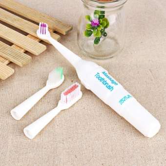 Bàn chải đánh răng massage 3 đầu dùng pin