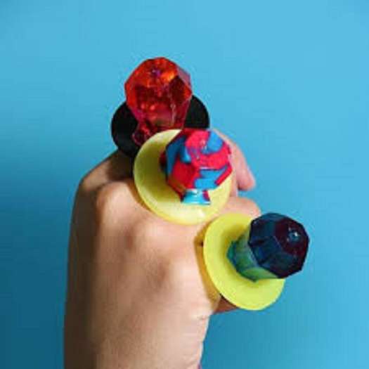 Kẹo nhẫn Kim Cương Nhật Bản, combo 12 chiếc 10 gam