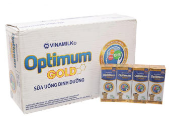 Thùng 48 Hộp Sữa Bột Pha Sẵn Optimum Gold - 48 Hộp x 180ml - HSD luôn mới