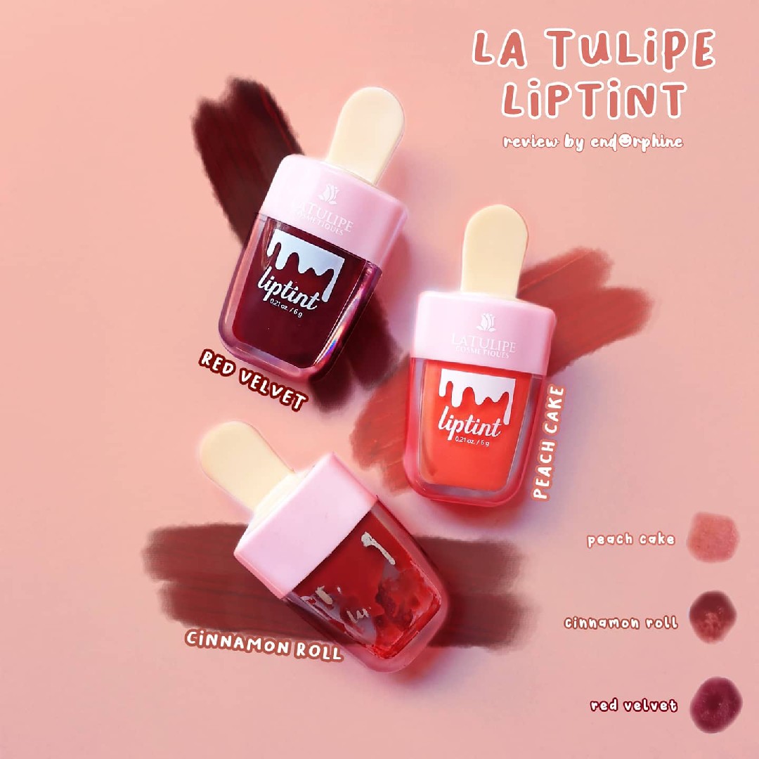 la tulipe lip tint red velvet