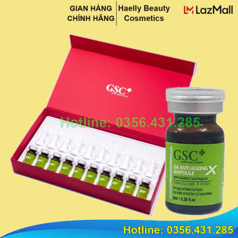 Tế Bào Gốc Trị Sẹo, Trẻ Hóa GSC GA Anti Ageing Ampoule - Phục hồi tổn thương da, làm sáng da