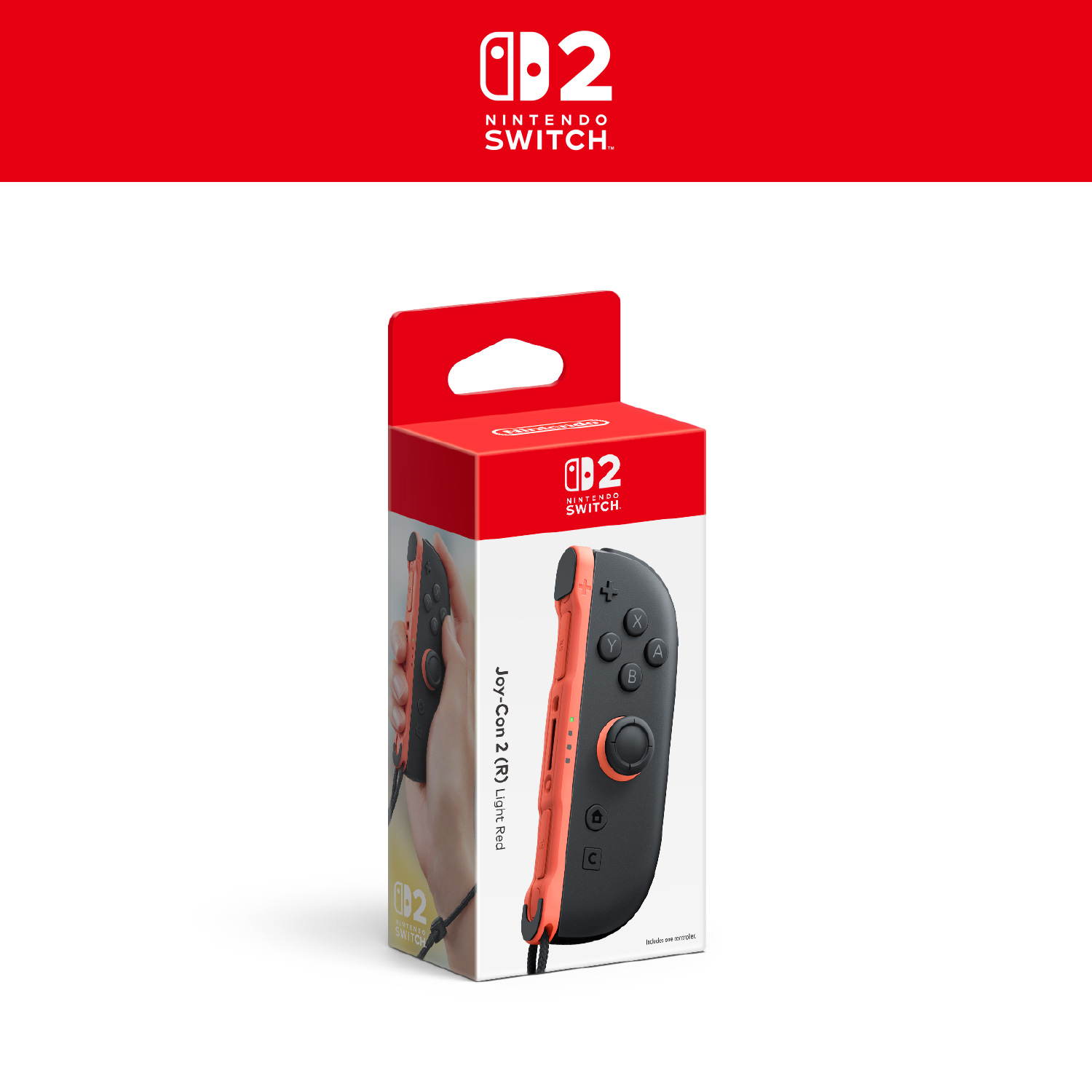 Nintendo Official Store] Joy-Con 2 (L)/(R) Light Blue/ Light Red