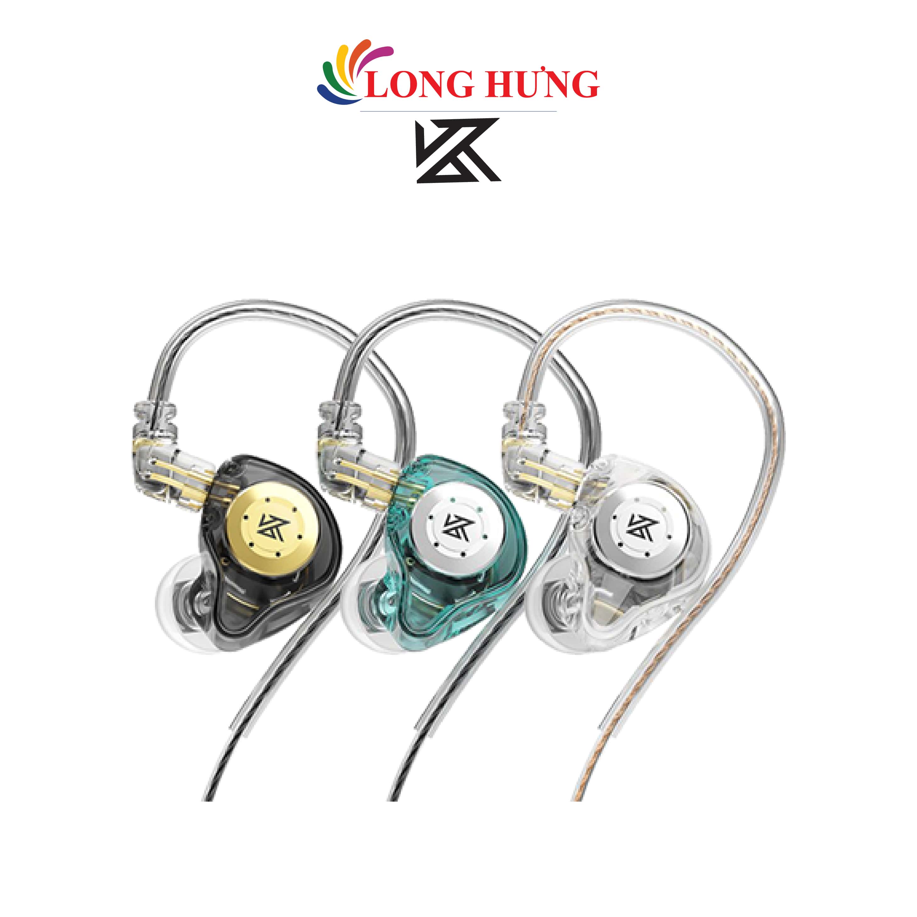 Tai nghe có dây có mic KZ EDX PRO - Hàng chính hãng - Kiểu dáng độc lạ, jack 3.5 mm tiện lợi, bảo hành chính hãng