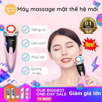 Thanh lý Máy rửa mặt massage -Máy massage mặt xóa bỏ tàn nhang nâng cơ mặt- đánh tan nọng cằm XL06 CHĂM SÓC DA MẶT ĐA NĂNG