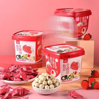 Kẹo Dâu Tây Bọc Sữa Siêu Ngon, Siêu Hot Sẵn Hàng