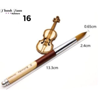 Cọ Đắp Bột KOLINSKY GERMANY Cán Gỗ  - Phụ kiện đồ nail Thanh Tuấn