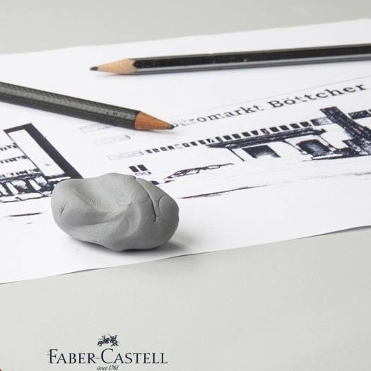 Gôm Tẩy Đất Sét FABER CASTELL 4 màu