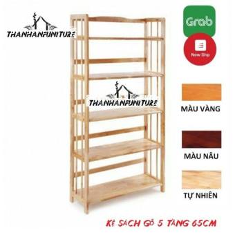 Kệ sách gỗ 65cm - 5 tầng