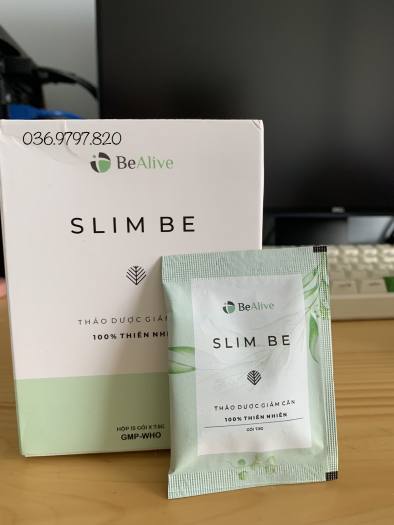 Liệu trình 2 hộp Giảm cân Slim Be - Hạn chế hấp thu mỡ thừa - Mẫu mới của giảm cân Cường Anh