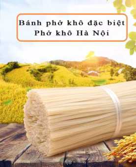 4KG Phở Gạo Khô - Bánh Phở Khô , Bánh Đa Canh