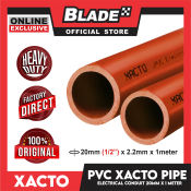 Xacto PVC Electrical Conduit Pipe 20mm x 1Meter