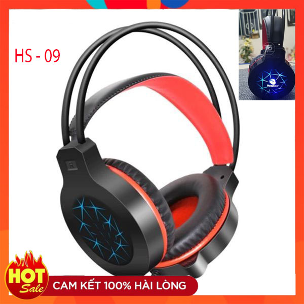 Tai nghe chụp tai chơi game bosstons hs-09 / gaming headphone hs-09 - tai nghe up tai âm thanh chất lượng cao