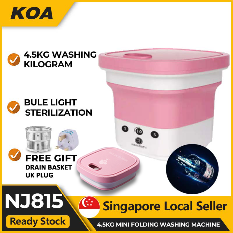 folding washing machine bucket