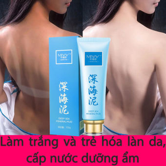 Bùn biển sâu kem làm trắng toàn thân kem phục hồi da cháy nắng sữa tắm làm Dùng cho toàn thân Loại bỏ lớp sừng Làm sạch chất bẩn