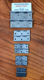 Bản lề lá Inox loại nhỏ với kích thước 4F, 5F, 6F, 8F, 10F (Tặng kèm đinh vít tương ứng)