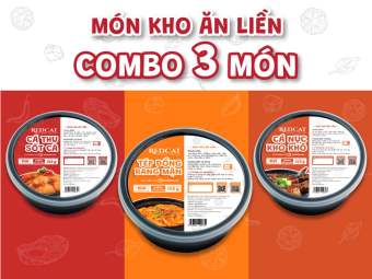 Combo Cá Kho Ăn Liền - Ăn Ngon 3 ( Cá Thu + Tép + Cá Nục) - RedCat