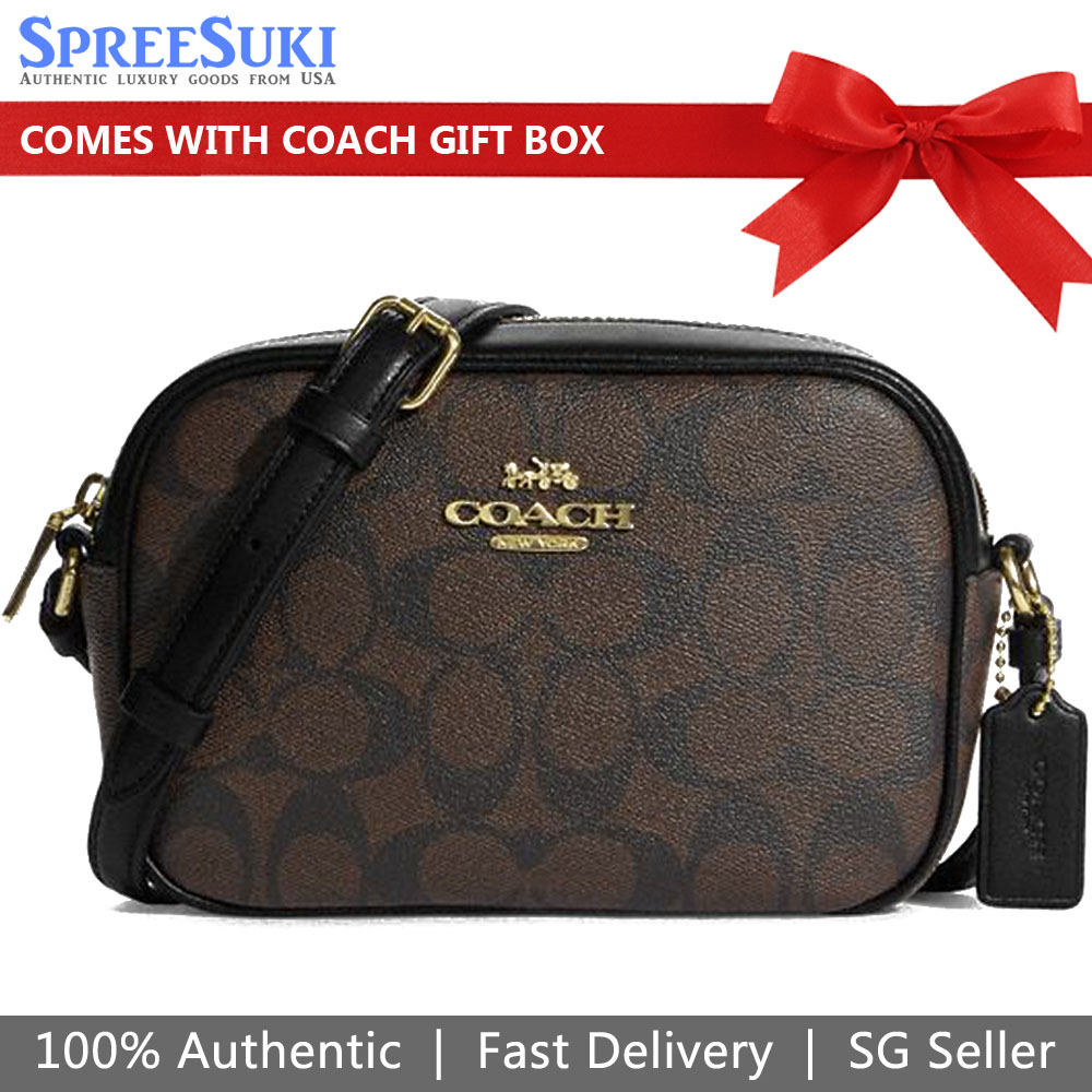 Coach Crossbody Bag In Gift Box 100 Authentic Many Designs And Colors Lazada Singapore