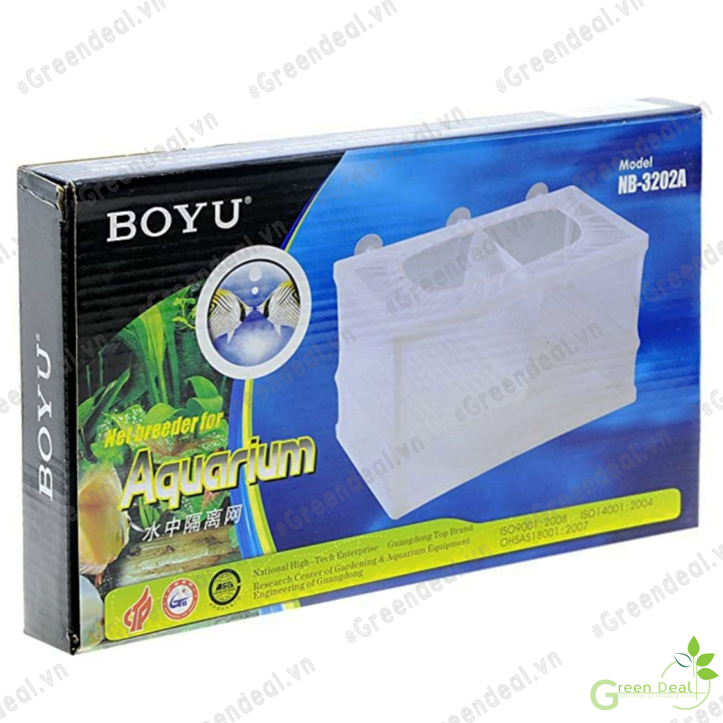 BOYU - Net Breeder Box | Lồng lưới đơn dưỡng cá cảnh trong hồ thủy sinh, hồ cá biển san hô
