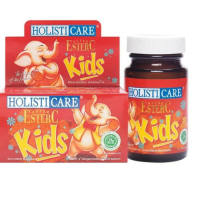 ESTER C KIDS HOLISTICARE BOTOL 30 TABLET HISAP RASA JERUK | VITAMIN C HISAP ANAK AMAN DI LAMBUNG