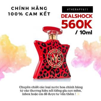 Nước hoa dùng thử Bond No.9 New Bond St. 5ml/10ml/20ml