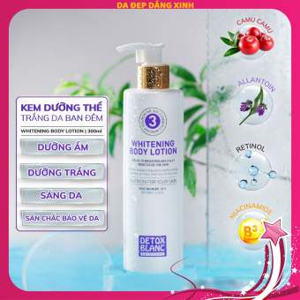 Kem dưỡng trắng da cấp ẩm ban đêm dành cho Body  Detox Blanc