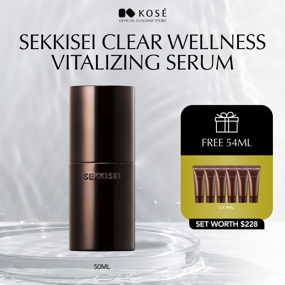 Kose Sekkisei Clear Wellness Vitalizing Serum 50ml | Lazada Singapore