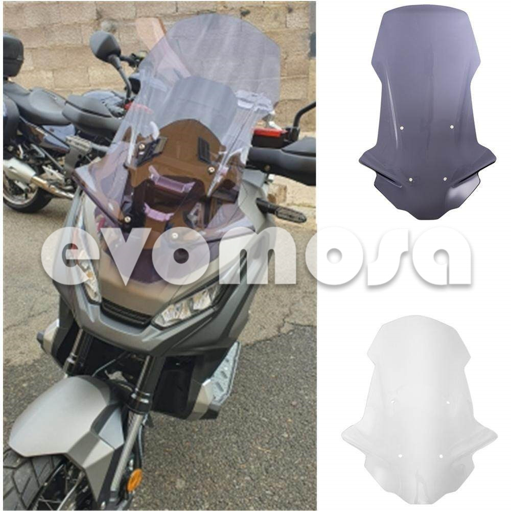 Evomosa xe máy kính chắn gió visor gió làm lệch kính chắn gió dành cho honda x adv 750 x-adv750 xadv 750 2017 2018 2019