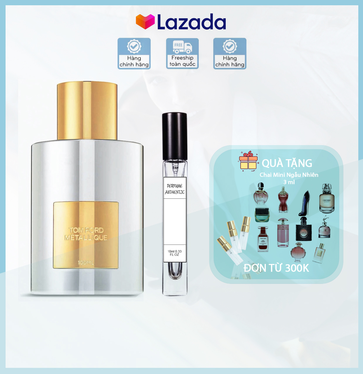 [chai chiết] Nước hoa nữ Tom Ford Metallique