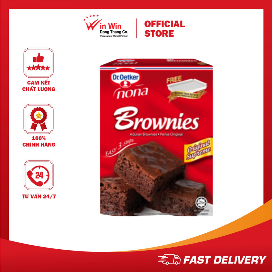Bột làm bánh brownies dr. oetker 510g