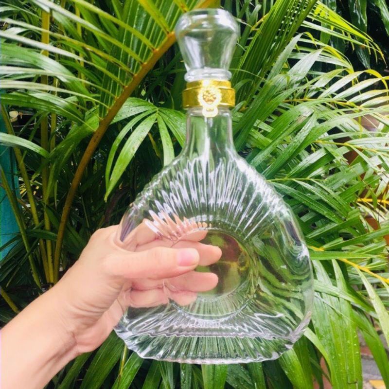 Vỏ chai thủy tinh xo sò 500ml