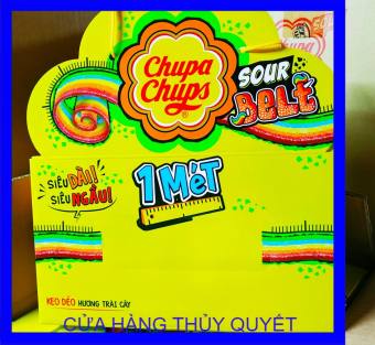 HOT Kẹo dẻo Chupa Chups cầu vồng 1 mét - kẹo dẻo ngon cầu vồng 1m các bé yêu thích