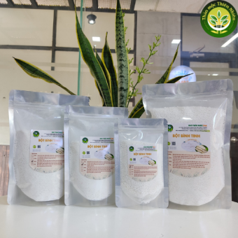 Bột Bình Tinh (bột củ dong) nguyên chất 100%, làm bánh thuẫn miền trung, giúp ngừa lão hóa da và trắng da [100g - 500g]