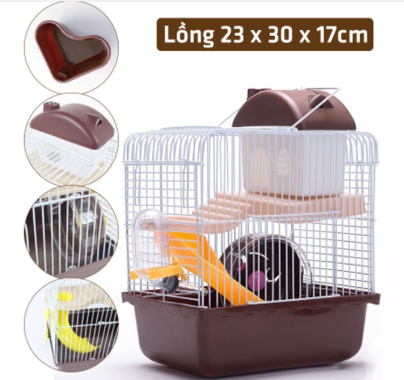 Lồng Chuột Hamster 30cmx23cmx17cm Legaxi
