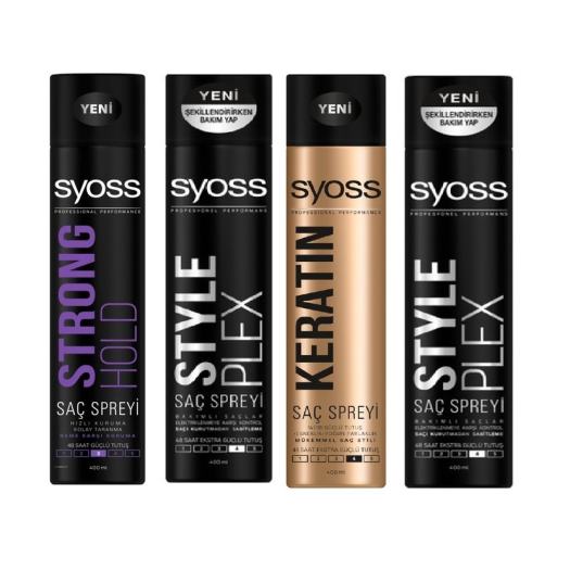 Xịt giữ nếp tóc Syoss gôm tóc, giữ nếp lâu an toàn cho tóc, nội địa Đức, GGEU