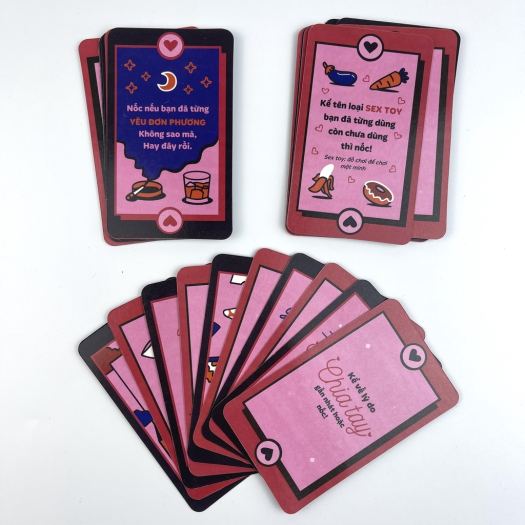 ✜♚ Bộ bài Drinking game Nốc Out phiên bản “ Va Chạm ” không thể thiếu trong buổi đi chơi của các cặp đôi