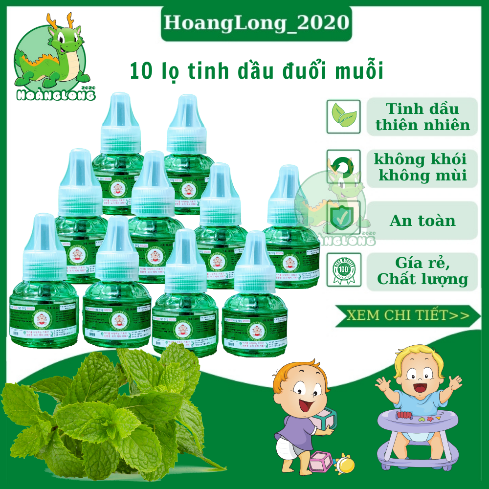 Combo 10 lọ tinh dầu đuổi muỗi