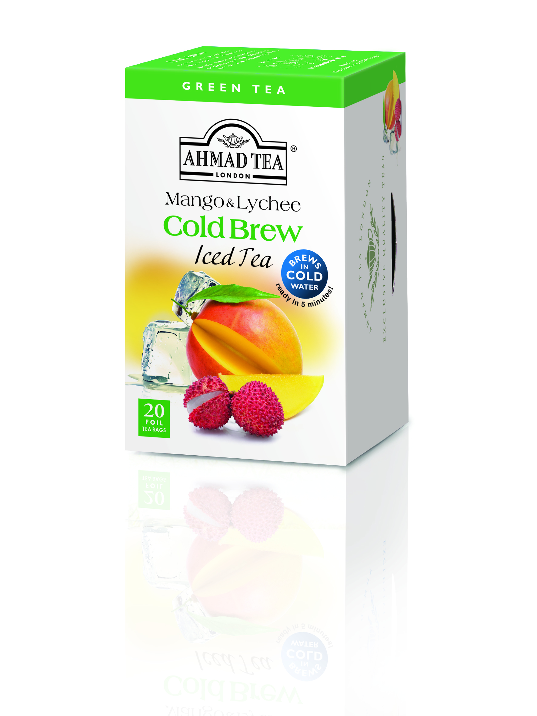 Trà ahmad anh quốc - xoài & vải lạnh - mango & lychee cold brew
