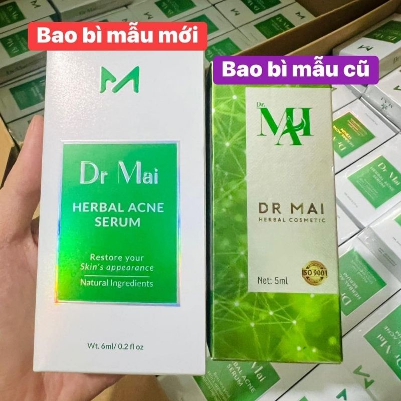 Serum ngừa mụn dành cho da nhờn mụn dr mai nguyên chất 6ml chính hãng, sạch mụn, giảm nhờn, mờ thâm
