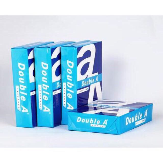 1 ram giấy in, giấy photo double a - a4 và a5