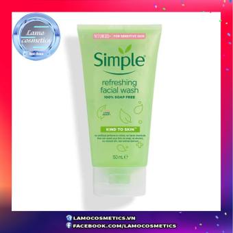Sữa Rửa Mặt Simple Kind To Skin Refreshing Facial Wash Gel