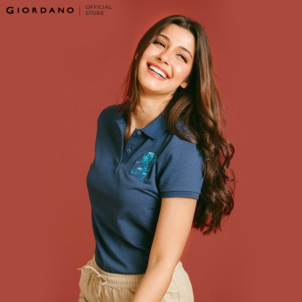GIORDANO Áo Thun Nữ Có Cổ Polo Giordano 05318202