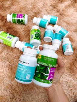BỔ NÃO Ginko Mỹ Biloba 340 viên GINKO ÚC Ginko Biloba 2000 100 viên Cải Thiện Tuần Hoàn Máu Não Và Hồi Phục Trí Nhớ