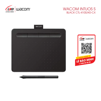 BẢNG VẼ ĐIỆN TỬ HIỆU WACOM INTUOS S, BLACK CTL-4100/K0-CX