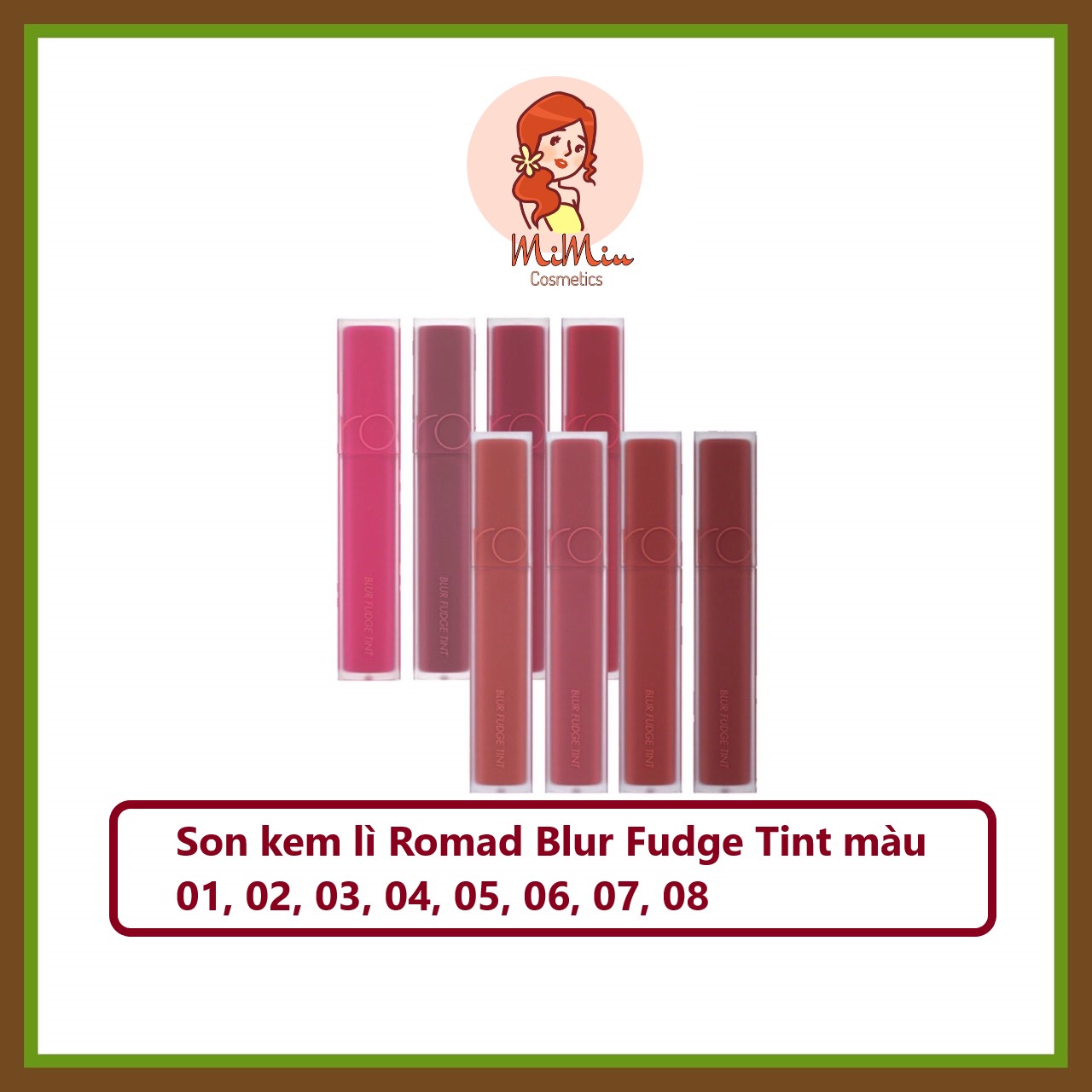 Son kem lì Romand Blur Fudge Tint