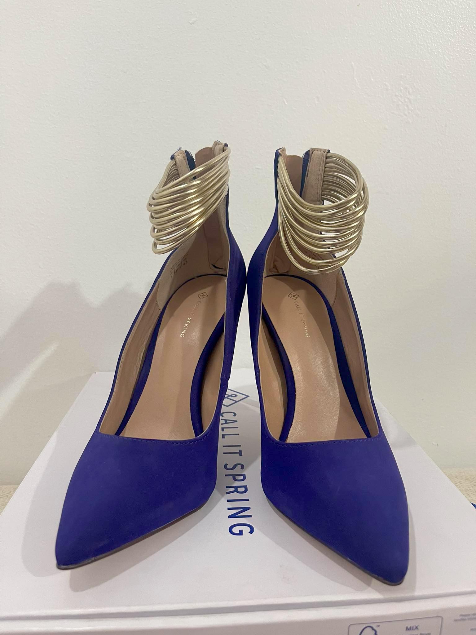 Call it spring hot sale blue heels