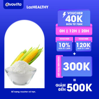 Tinh Bột Bắp Biến Tính Hàn Quốc Nhập Khẩu Túi 1kg - Chất Làm Đặc Tạo Độ Kết Dính Cho Bánh