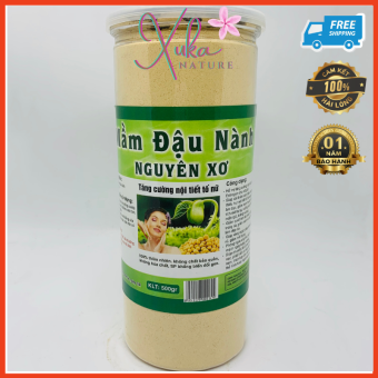 Bột Đậu Nành - Nguyên Xơ - Hỗ Trợ Tăng Vòng 1 - Hộp 500 Gr