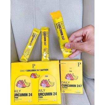 Thạch nghệ chuối Saffron daily curcumin 247 hàng chính hãng