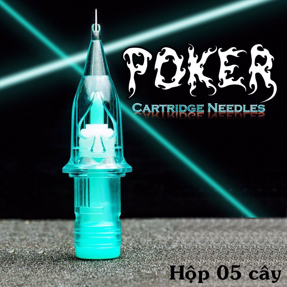 Kim xăm tattoo poker mã rl phi 10 - hộp 5 cây